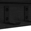 vidaXL Vješalica za kapute na zidu Crni hrast 40 x 10.5 x 10.5 cm