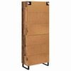 vidaXL Highboard Staro drvo 69,5 x 34 x 180 cm Konstruirano drvo