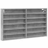 vidaXL Vitrina siva boja betona 100x8,5x58 cm konstruirano drvo