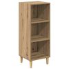 vidaXL Kreveta Umjetnički hrast 34,5 x 32,5 x 90 cm Konstruirano drvo