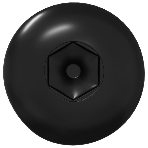 vidaXL Matične Cijevi 12 pcs Crna M4 x 14,5 mm Metal