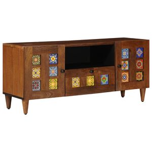 vidaXL TV ormar s ladicama Orah 105 x 33 x 46 cm Čvrsto drvo manga