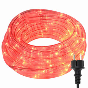 vidaXL Svjetlosna uže S svjetlima užeta Crvena 50 m PVC