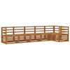 vidaXL Set vanjskih sofa 6 kom. Prirodna Poliester