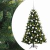 vidaXL Umjetno božićno drvce s kuglicom 120 cm 150 LED lampica