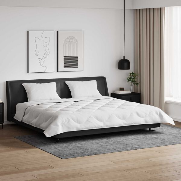 vidaXL Duvet s jastucima s jastukom 3 pcs Bijelo Mikrofibra i Pero