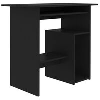 vidaXL Radni stol crni 80 x 45 x 74 cm od iverice