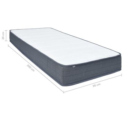 vidaXL Opružni madrac za krevet 200 x 90 x 20 cm