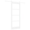 vidaXL Klizna vrata ORKDAL Bijelo 83 x 211 cm
