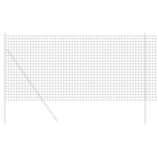 vidaXL Euro ograda Siva 1.2 x 25 m Željezo prekriveno PVC-om