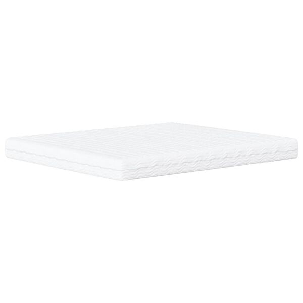 vidaXL Madrac od pjene bijeli 200x210 cm tvrdoća H2 H3