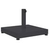 vidaXL Baza za suncobran Tamno siva 45 x 45 x 31,5 cm