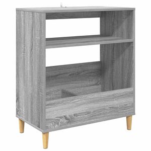 vidaXL Stalak za gramofon Siva Sonoma 71 x 39,5 x 83 cm
