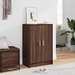vidaXL Ormarić za cipele smeđi hrast 60x35x92 cm konstruirano drvo
