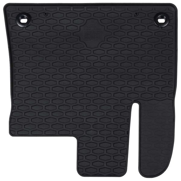 vidaXL Auto tepih 4 pcs Crna Guma