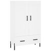 vidaXL Visoka komoda bijela 69,5 x 31 x 115 cm od konstruiranog drva