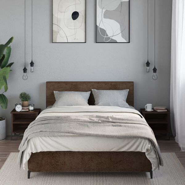 vidaXL Noćni ormarić 2 kom boja smeđeg hrasta 40 x 30 x 40 cm drveni