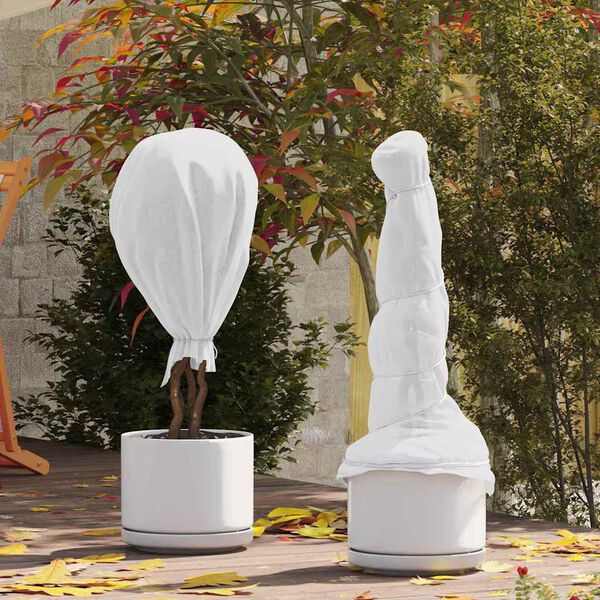 vidaXL Flis za za&scaron;titu biljaka od mraza Bijelo 100 x 1,6 m