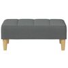 vidaXL Tabure tamnosivi 77x55x31 cm od tkanine