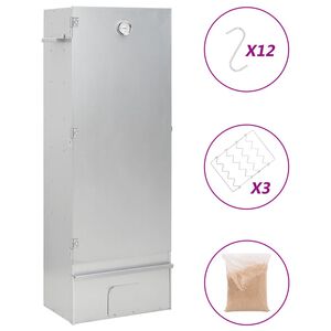 vidaXL Pećnica s pu&scaron;nicom i drvenom sječkom 44,5 x 29 x 110 cm čelična