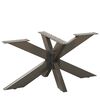 vidaXL Noga stolića za kavu u obliku pauka crna 98x58x(42-43) cm čelik