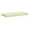 vidaXL Jastučić za klupu SOEST 100% poliester Krem 110 x 50 x 8 cm