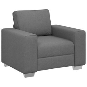 vidaXL Sofa 59cm Tamno siva tkanina