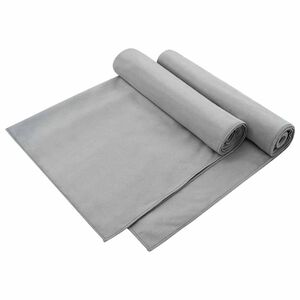vidaXL Vanjski ručnici za stolice 2 pcs Tamno siva 130 x 60 cm