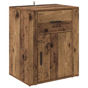 vidaXL Noćni ormar Staro drvo 35 x 50 x 60 cm Konstruirano drvo