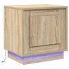 vidaXL Noćni ormar Sonoma hrast 44 x 34,5 x 45 cm Konstruirano drvo
