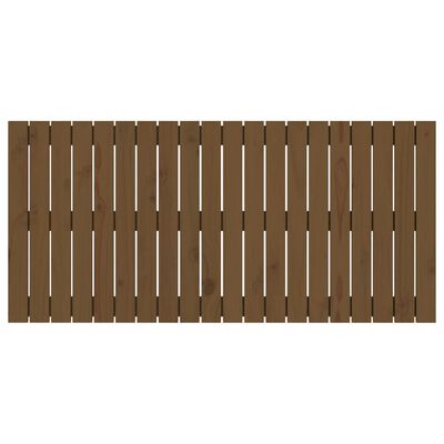 vidaXL Uzglavlje za krevet boja meda 127,5x3x60 cm masivna borovina