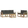 vidaXL Set vanjskih sofa 6 kom.