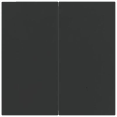 vidaXL 3-dijelni vrtni blagovaonski set od poliratana crni