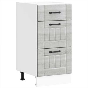 vidaXL Donji kuhinjski ormarić Lucca boja hrasta konstruirano drvo