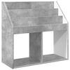 vidaXL Polica za knjige za djecu Betonski sivi 72,5 x 29,5 x 69 cm