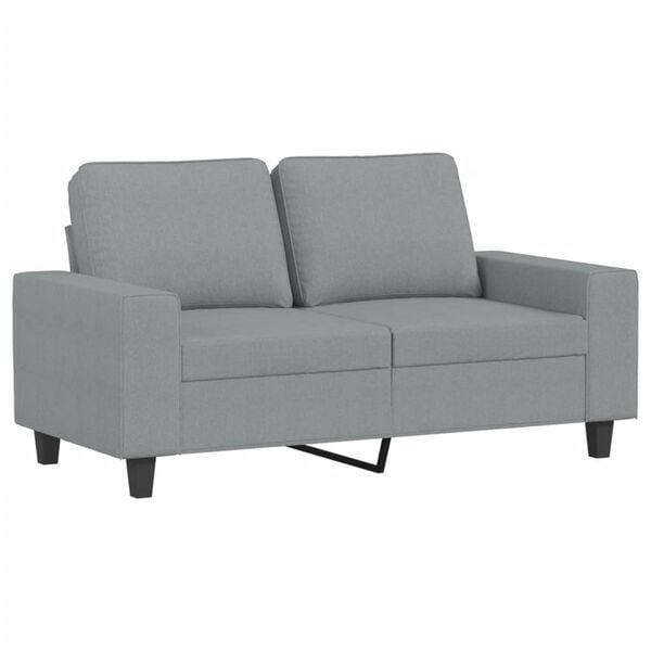 vidaXL 3-dijelni set sofa svjetlosivi od tkanine
