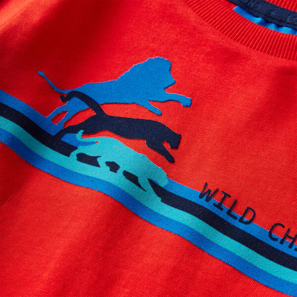 Dječja majica dugih rukava crvena 116