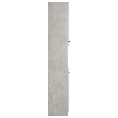 vidaXL Kupaonski ormarić boja betona 32x34x188,5 cm konstruirano drvo