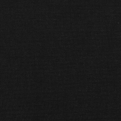 vidaXL Uzglavlje crno 90x7x78/88 cm od tkanine