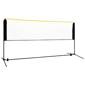 vidaXL Podesiva mreža za badminton 300 x 103 x 94 - 158 cm metalna