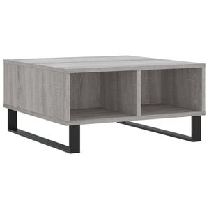 vidaXL Stolić za kavu siva boja hrasta 60x60x30 cm konstruirano drvo