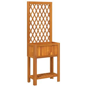 vidaXL Sadilica s re&scaron;etkom i policom 55x29,5x152 cm od drva bagrema