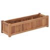 vidaXL Povi&scaron;ena gredica 100 x 30 x 25 cm od masivne tikovine