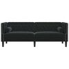 vidaXL Sofa Crna 194 x 74,5 x 70,5 cm Bar&scaron;un