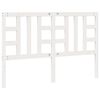 vidaXL Uzglavlje za krevet bijelo 156 x 4 x 100 cm od masivne borovine