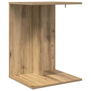 vidaXL Bocni stol Umjetnički hrast 45 x 40 x 62,5 cm Konstruirano drvo