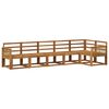 vidaXL Set vanjskih sofa 6 pcs Prirodna Čvrsto drvo akacije
