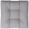 vidaXL Jastuk za palete sivi 80 x 80 x 12 cm od tkanine