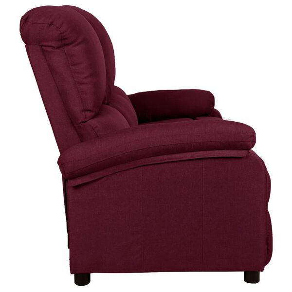 vidaXl Nagibni trosjed od tkanine ljubičasti