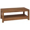 vidaXL Kava Stol Prirodna 100 x 50 x 40 cm Čvrsto teak drvo